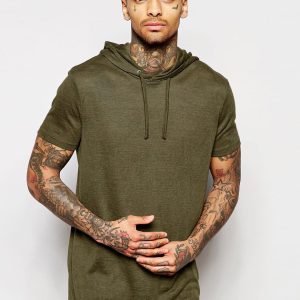 Mr.Bara Longline Hooded T-Shirt